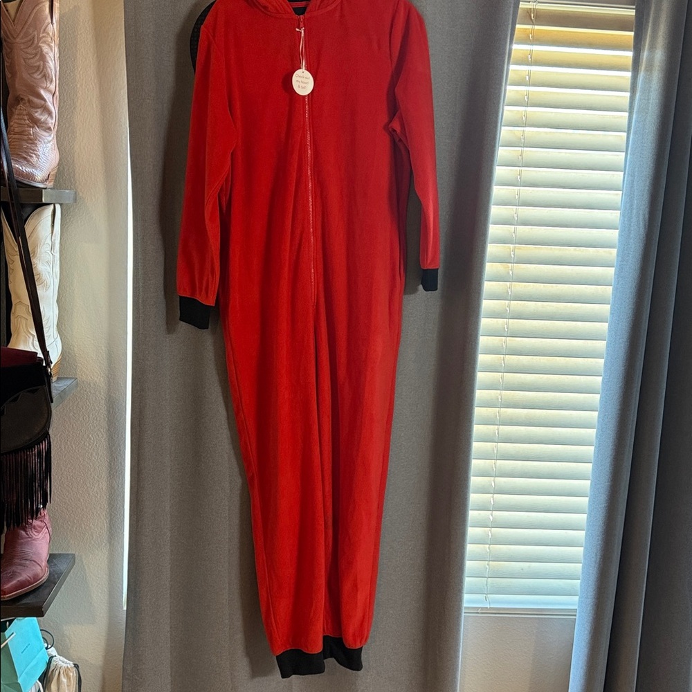 Xhilaration Red Devil Onesie Pajamas - size XL NWT